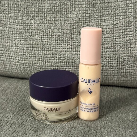 Caudalie Resveratrol-Lift Instant Firming Serum & Premier Cru Travel Size - Picture 1 of 2